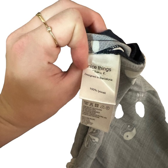 Nice Things Harmony Navy Dress Size 36 - Picture 5 of 6